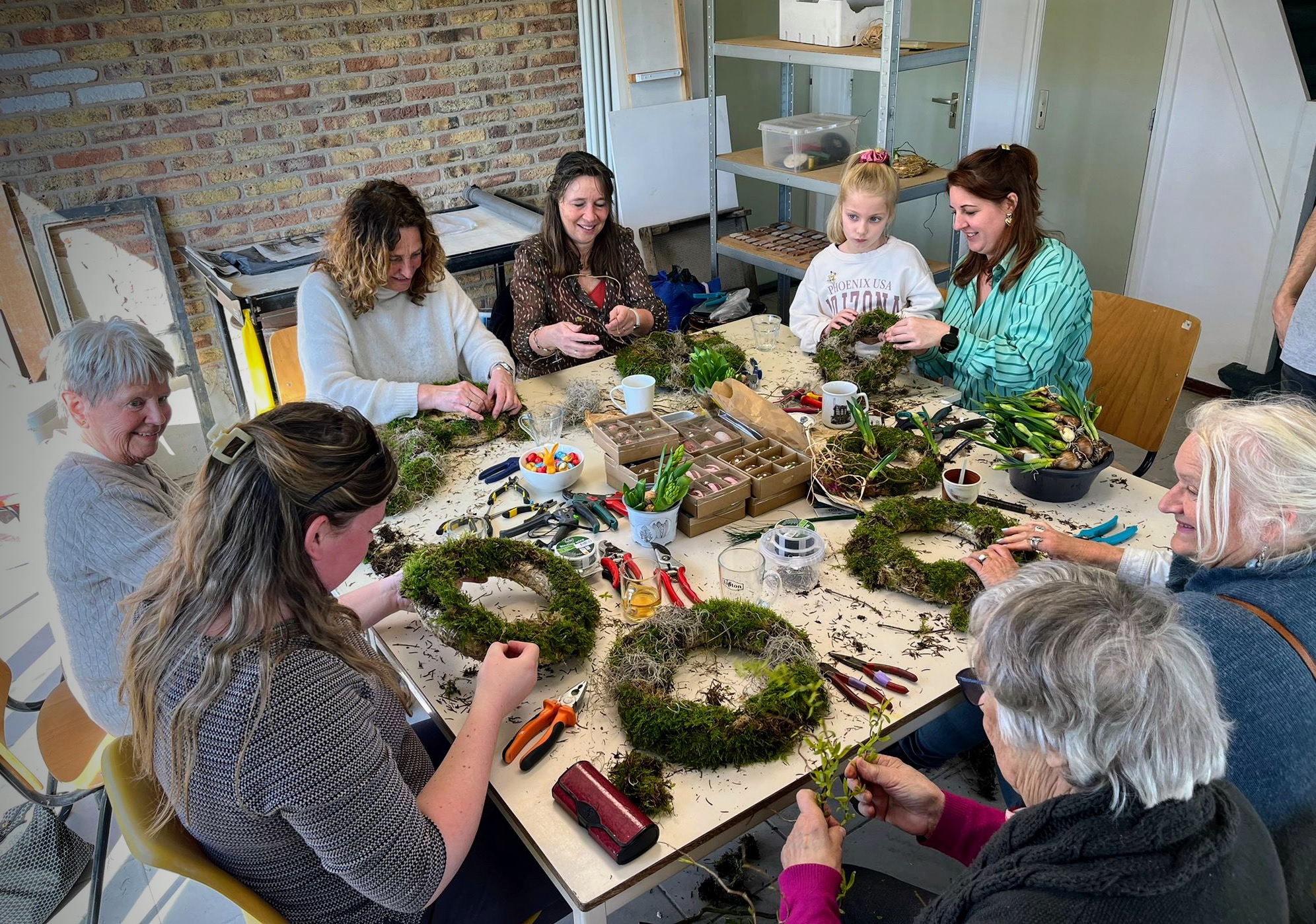 Voorjaarskrans maken